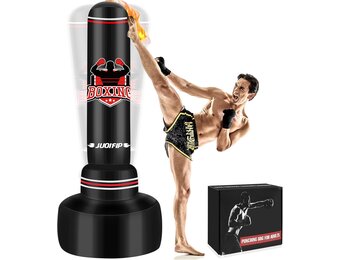 Vrijstaande Bokszak 180 cm - Kickboksen, MMA, Fitness - 28% Korting!