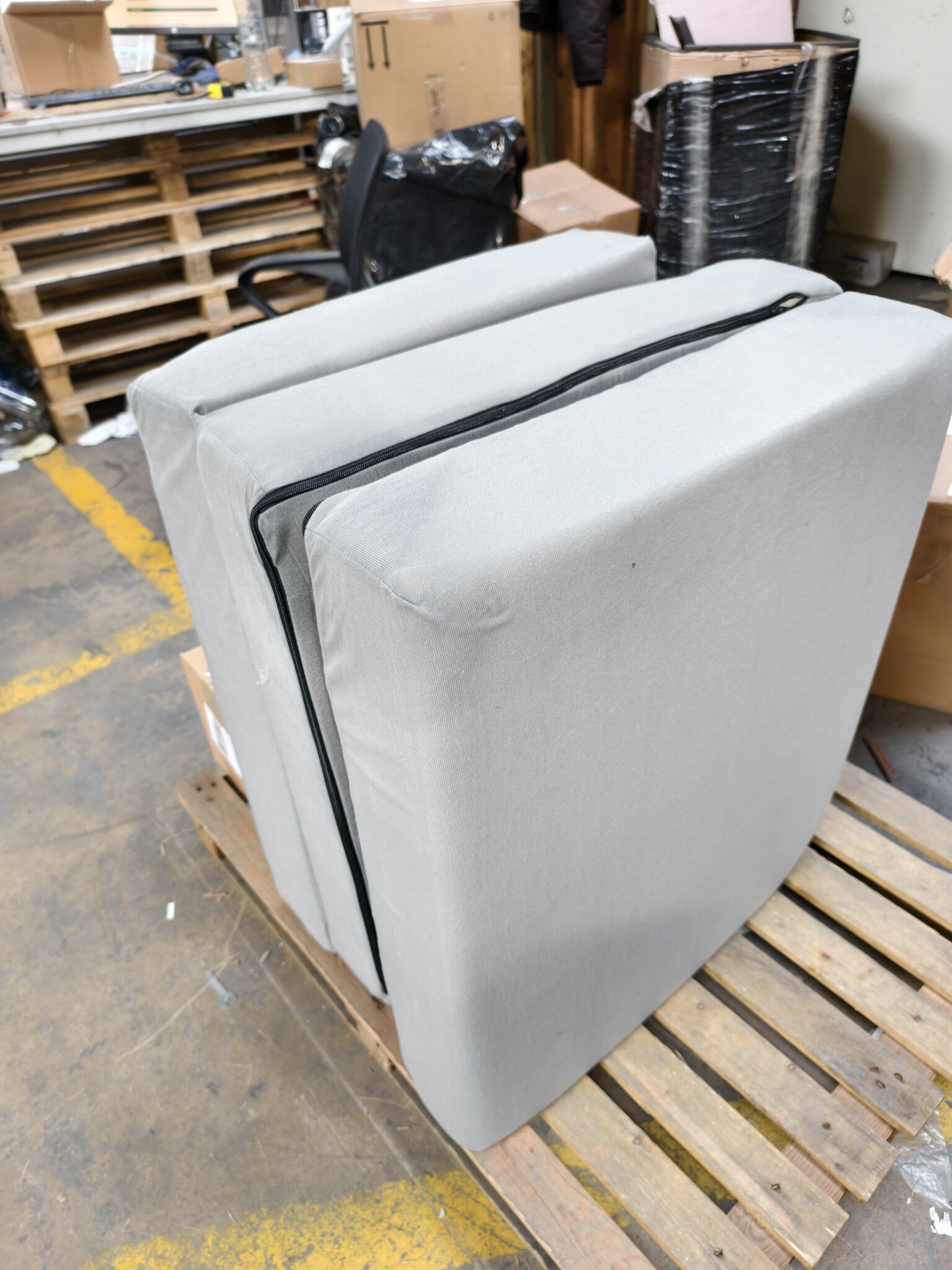 Opvouwbaar Matras Grijs 195x80x15 cm - 54% Korting