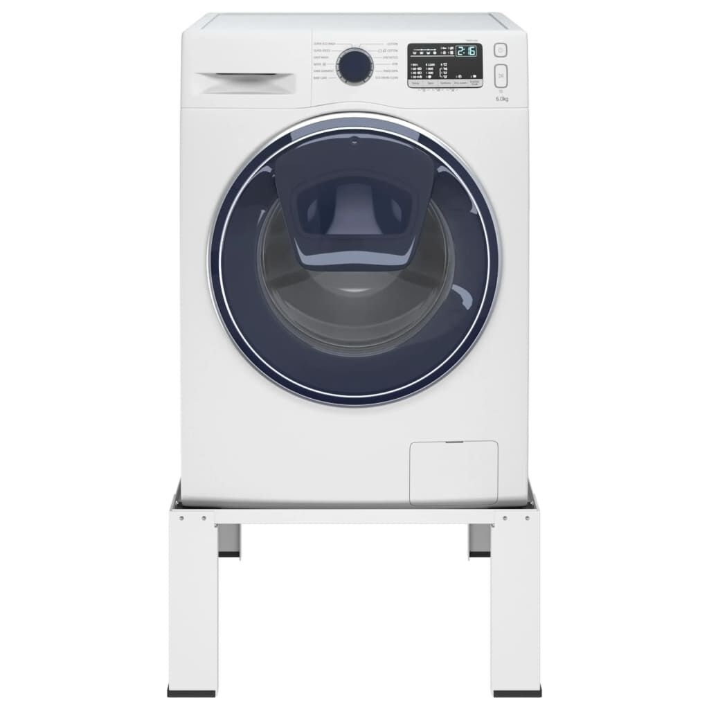 vidaXL Wasmachineverhoger wit