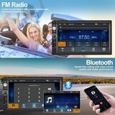 Dubbel DIN Autoradio met 58% Korting: Draadloze CarPlay/Android Auto & 7" HD Touchscreen