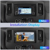 Dubbel DIN Autoradio met 58% Korting: Draadloze CarPlay/Android Auto & 7" HD Touchscreen