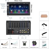 Dubbel DIN Autoradio met 58% Korting: Draadloze CarPlay/Android Auto & 7" HD Touchscreen