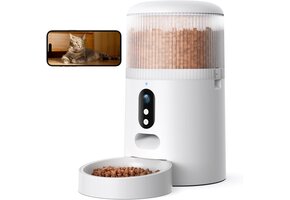 Voerautomaat Kat/Hond 4L met HD Camera & WiFi - 42% Korting