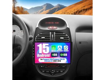 Android Autoradio Peugeot 206/Citroën C2 - 35% Korting!