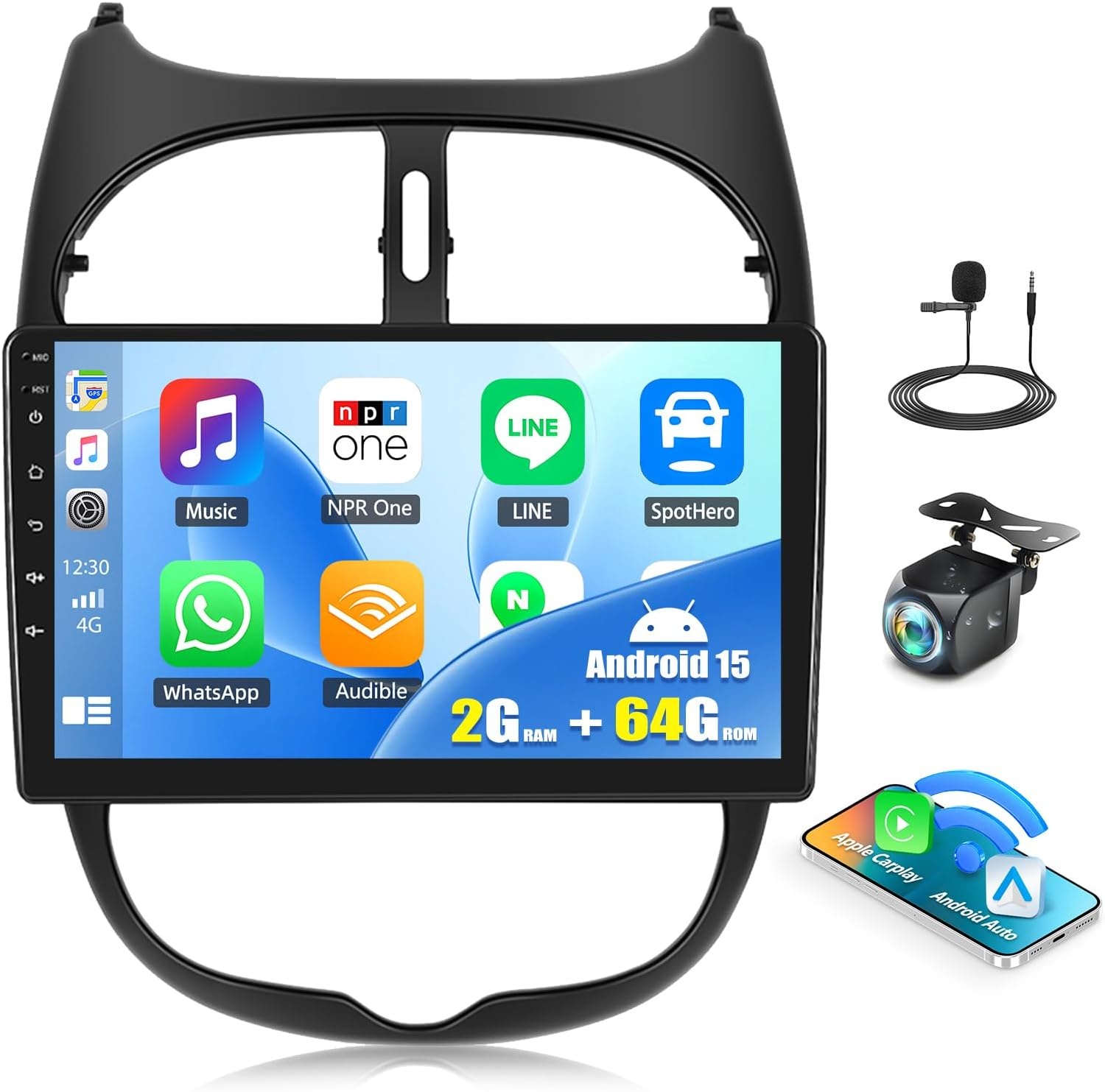 Android Autoradio Peugeot 206/Citroën C2 - 35% Korting!