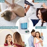 Professionele gezichtssauna met nano-ionische stoom, poriënreiniger, lichaamsverzorging