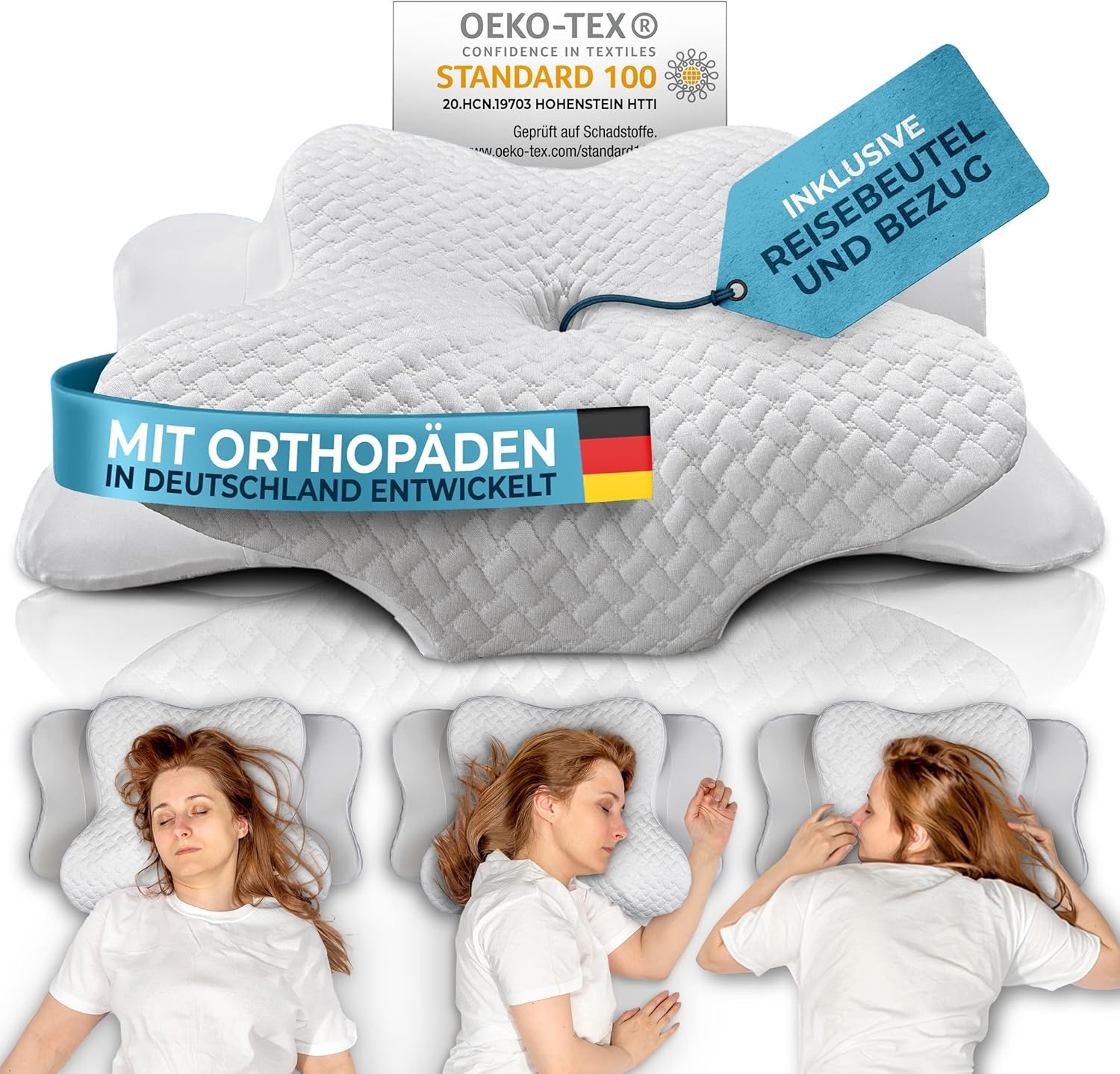 Memory Foam Kussen: 34% Korting | Ademend & Ergonomisch Nekkussen