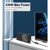 230W Oplader voor Acer Nitro 5, 16, 17, Predator Helios 300, 500, Neo 16, Triton 300, 500 SE en ConceptD Laptops