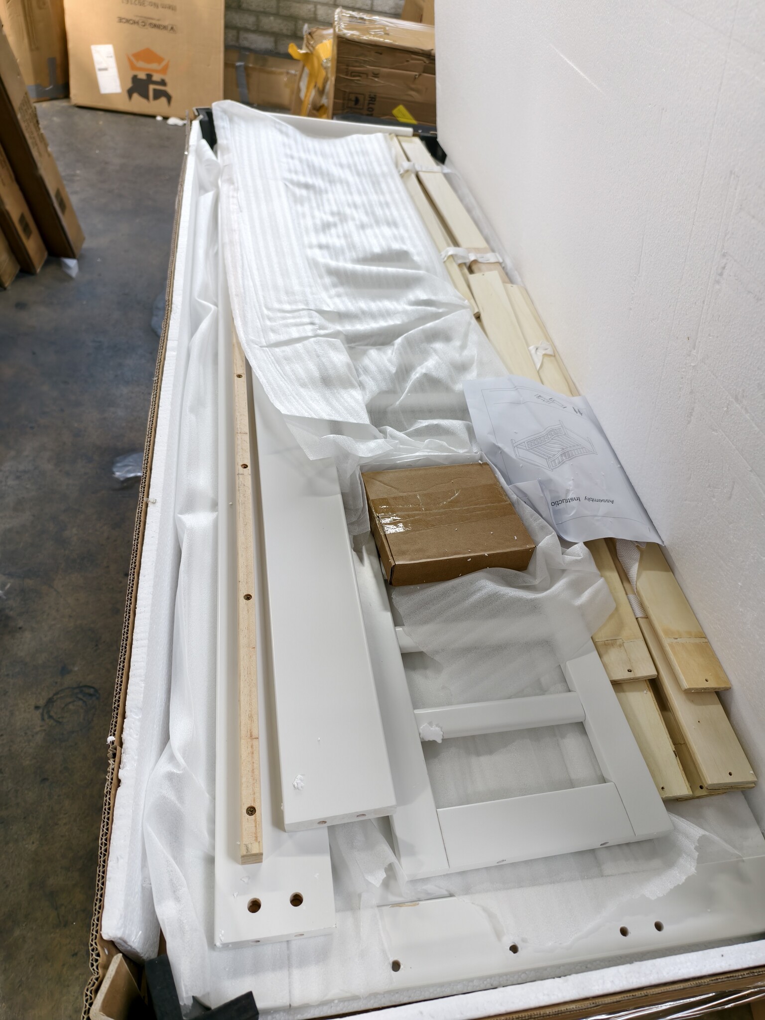 Peuterbed - wit - 160x80cm - incl lattenbodem kinderbed