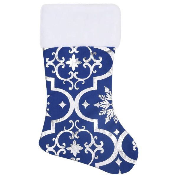 Luxe Blauwe Kerstboomrok met Sok (122 cm) - 72% Korting!