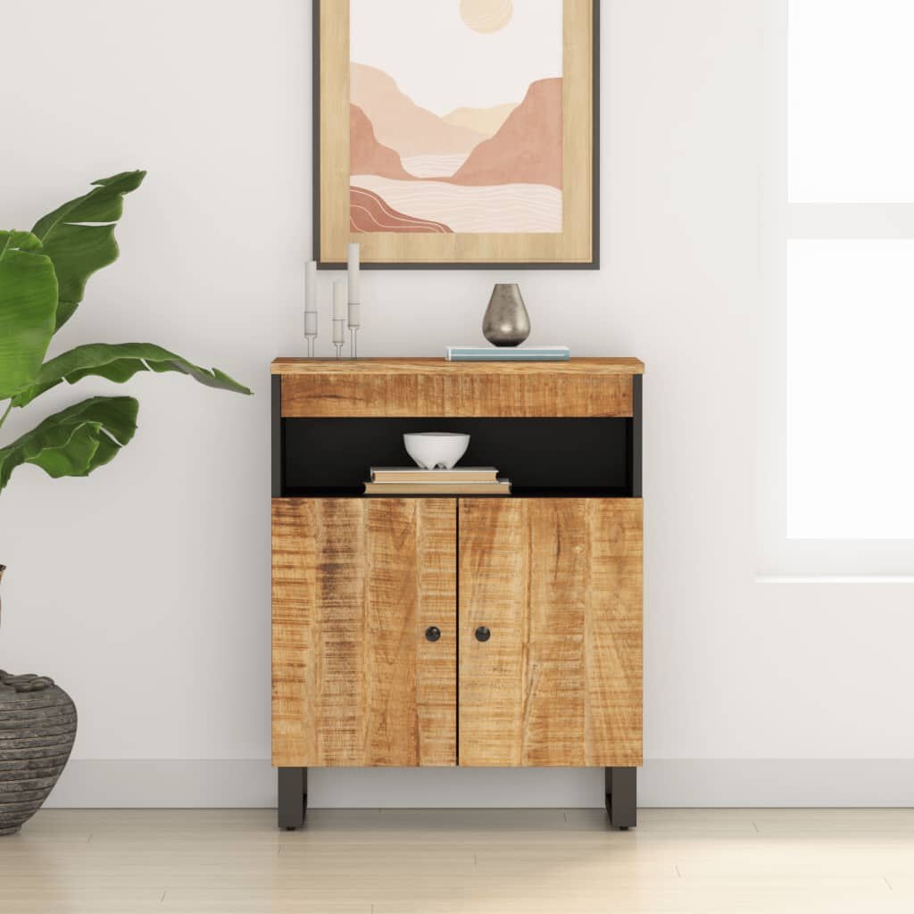 Dressoir Massief Mangohout - 60x33x75cm - 35% Korting