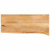 VidaXL Tafelblad Massief Mangohout met Natuurlijke Rand - 80cm - 28% Korting