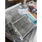 Gasland Chef SR60SS afzuigkap, 60 cm circulatie, stille afvoerlucht, 202 m³/uur, actieve koolfilter, 3 standen, Touch Control, onderbouwkap met filter, roestvrij staal, zilveren glazen schermen