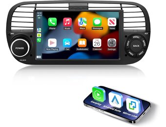 Android 14 Autoradio Fiat 500 (2007-2015) - 30% Korting