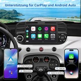 Android 14 Autoradio Fiat 500 (2007-2015) - 30% Korting