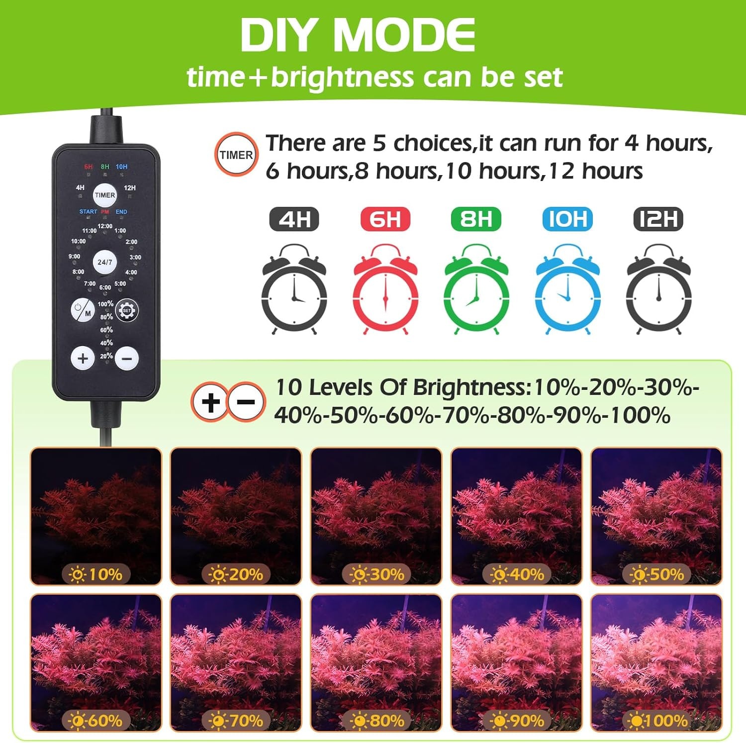 Aquarium LED-Verlichting 24W Full Spectrum (60-72cm) - 34% Korting!