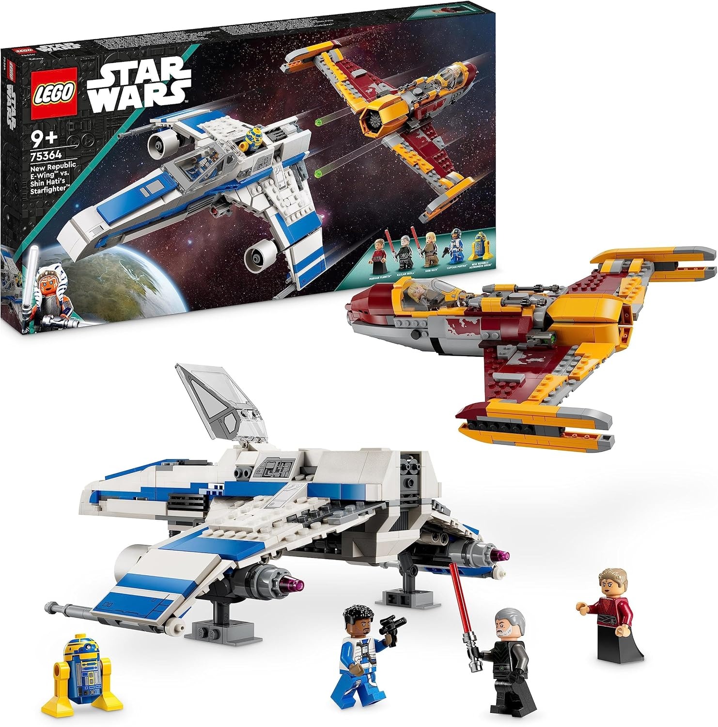 LEGO Star Wars Ahsoka: E-wing vs. Starfighter (29% korting!)