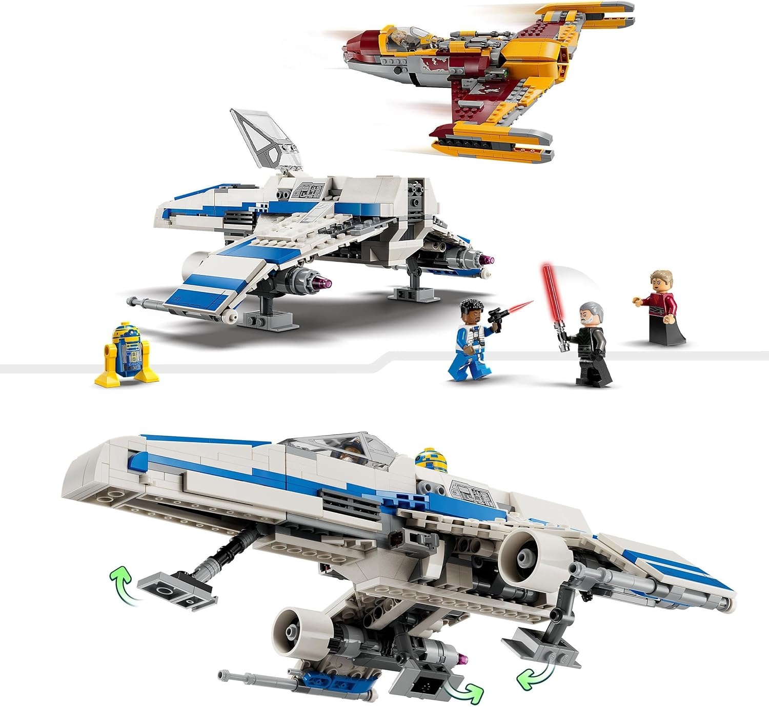 LEGO Star Wars Ahsoka: E-wing vs. Starfighter (29% korting!)