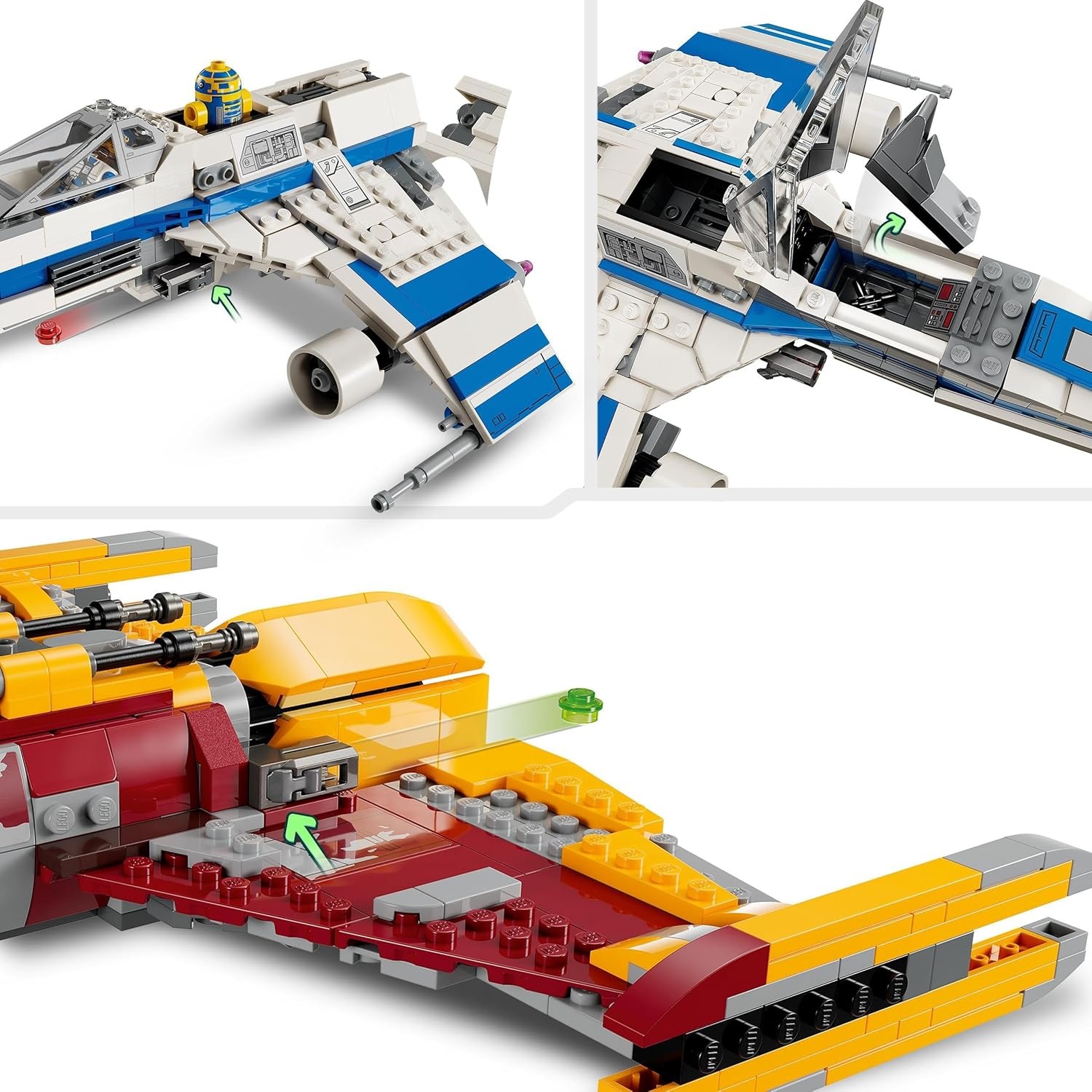LEGO Star Wars Ahsoka: E-wing vs. Starfighter (29% korting!)