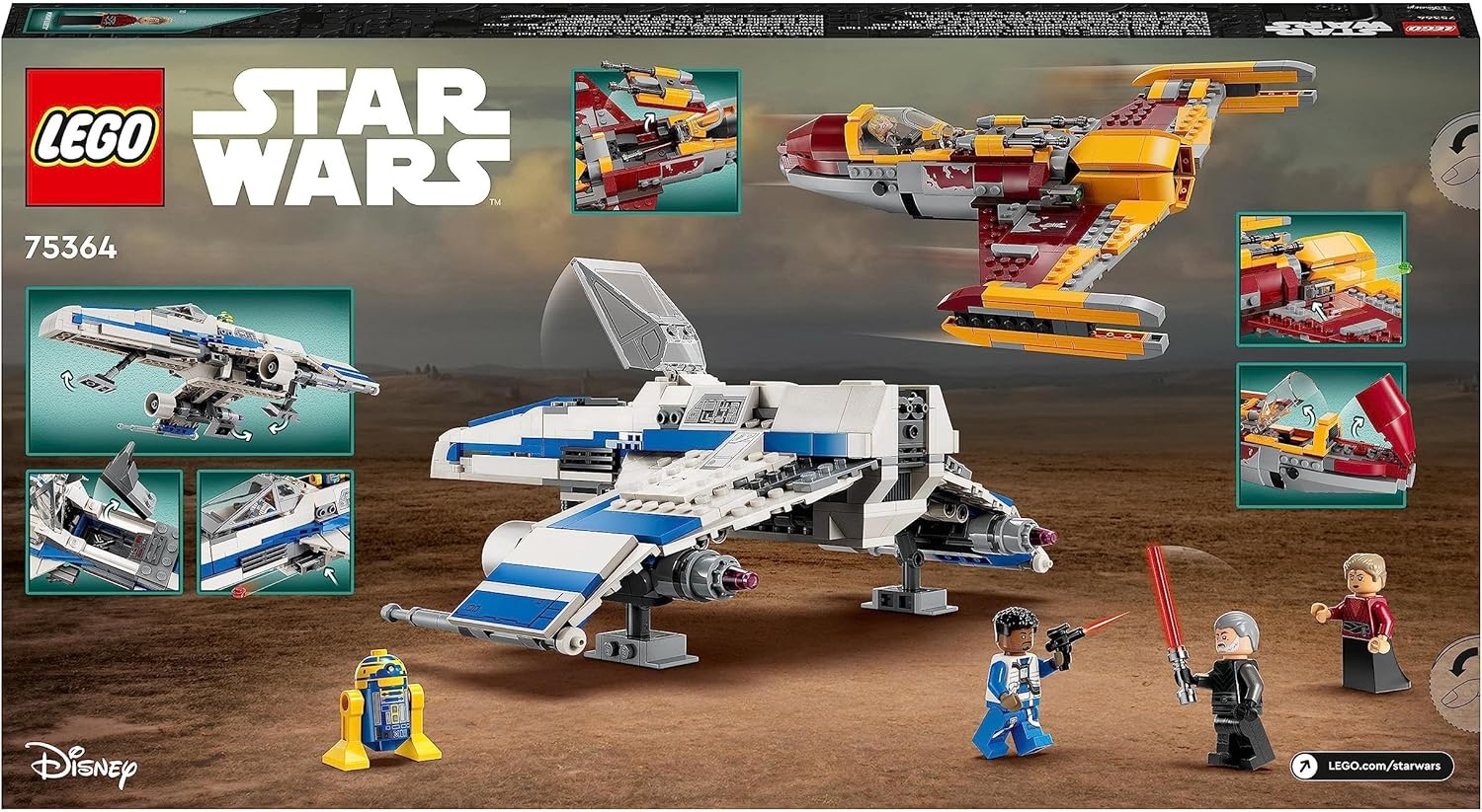 LEGO Star Wars Ahsoka: E-wing vs. Starfighter (29% korting!)
