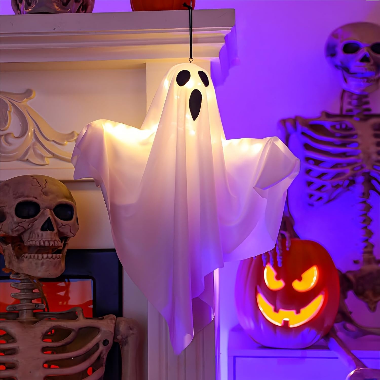 Halloween Lichtdecoratie Oranje Plastic | 75% Korting
