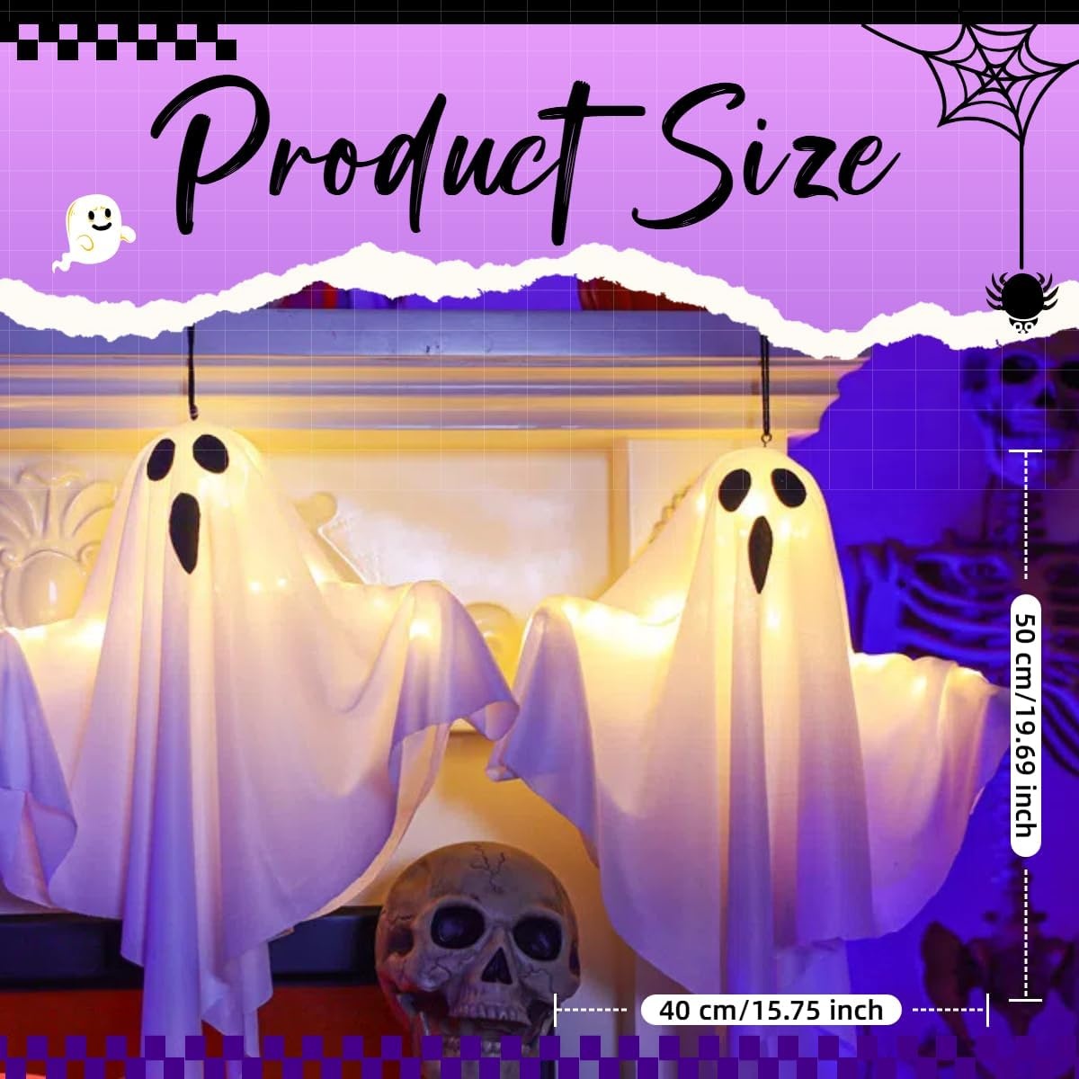 Halloween Lichtdecoratie Oranje Plastic | 75% Korting