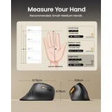 Ergonomische Verticale Muis - 60% Korting - Zwart