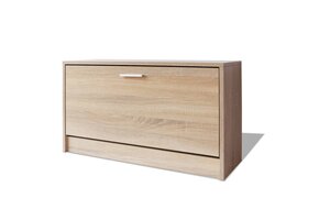 Schoenenopbergbank Eikenkleurig 80x24x45 cm - 46% Korting