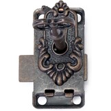 QWORK® 3-delig vintage kastslot, antieke decoratieve sloten met sleutels, voor juwelendoosjes, kasten, laden,53 * 26mm