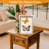 CiciIng 3D Diep Fotolijst A4 Houtkleur met Acryl Glas