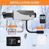 Diesel Standkachel 12V/24V 5-8KW met App Bediening (59% Korting)