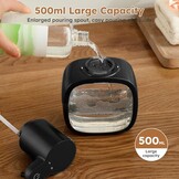 Automatische Schuimzeepdispenser 500ml - Contactloos & USB-Oplaadbaar