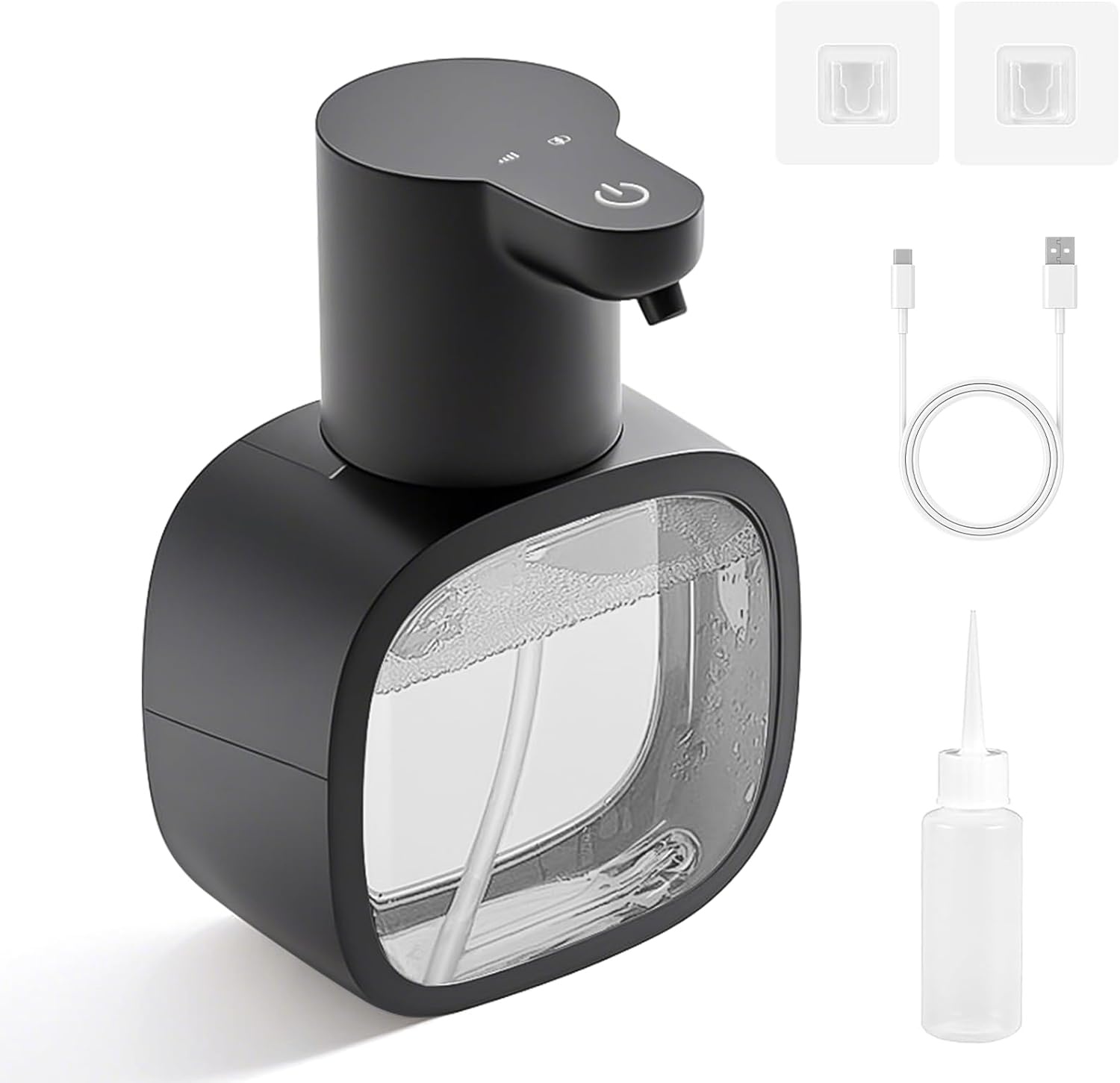 Automatische Schuimzeepdispenser 500ml - Contactloos & USB-Oplaadbaar