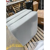Logeermatras grijs opvouwbaar matras 195x80x15 cm campingmatras