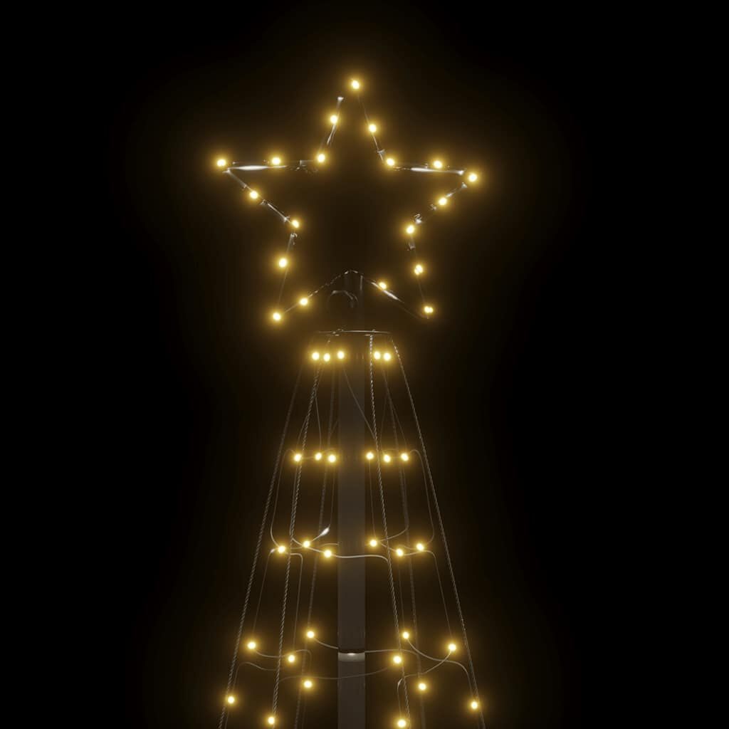 LED-kerstboom warm wit 180 cm met 8 lichteffecten - 75% korting