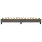 Retouretje: Fluweel Bedframe Donkergrijs 90x200 cm (34% Korting)