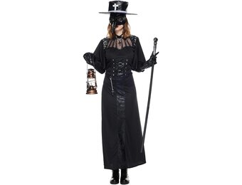 Pestdokterskostuum Volwassen Vrouw | Halloween/Steampunk met Masker | -32%