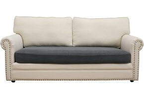 Donkergrijze Bankhoes 2-zits & L-vorm (95-135cm) - 45% Korting