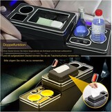 Middenconsole Zwart VW T4-T7 met LED & USB - 30% Korting