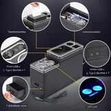 Middenconsole Zwart VW T4-T7 met LED & USB - 30% Korting