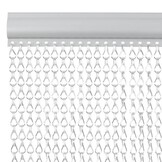 vidaXL Vliegengordijn Kettings 90x212cm Alu - 34% Korting!