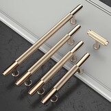 Keukenkast Handgrepen: Set van 10 | Geborsteld Goud | 28% Korting!