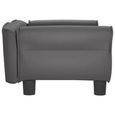 vidaXL Hondenmand Kunstleer Grijs - 70x45x30 cm (34% Korting!)