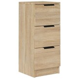 vidaXL Dressoir Sonoma Eiken 30x30x70 cm - 34% Korting