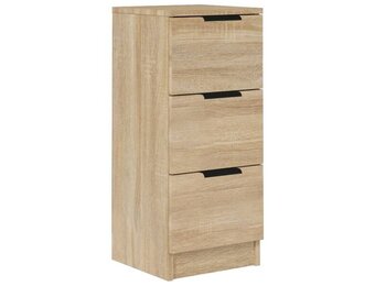 vidaXL Dressoir Sonoma Eiken 30x30x70 cm - 34% Korting