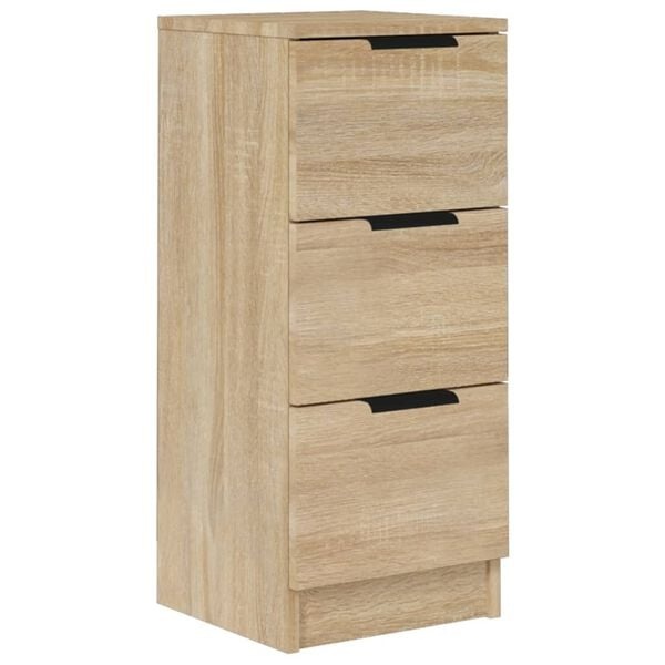 vidaXL Dressoir Sonoma Eiken 30x30x70 cm - 34% Korting