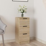 vidaXL Dressoir Sonoma Eiken 30x30x70 cm - 34% Korting