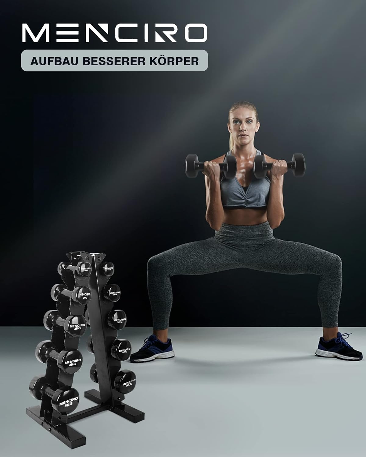 Dumbbell Rek: A-Frame 5 Lagen Staal | 90,7kg | -34%
