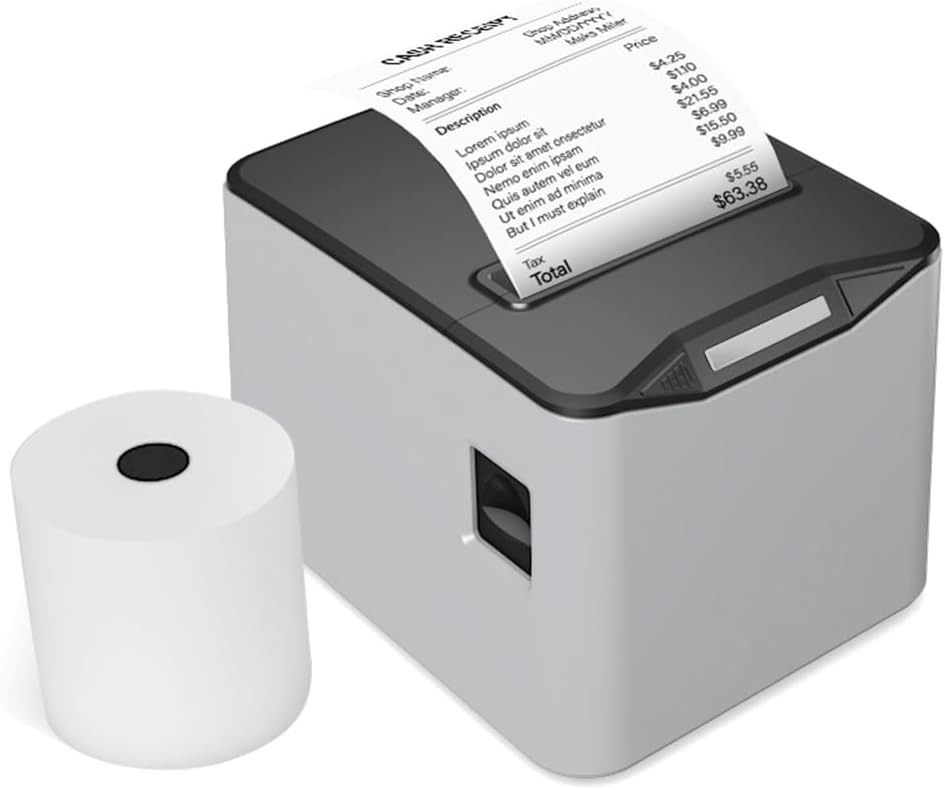 Thermische Bonprinter 80mm, 220mm/s, Automatische Cutter - 29% Korting!