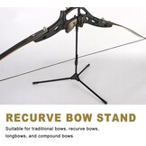 Opvouwbare Boogstandaard - Recurve, Traditioneel & Compound Bogen - 72% Korting